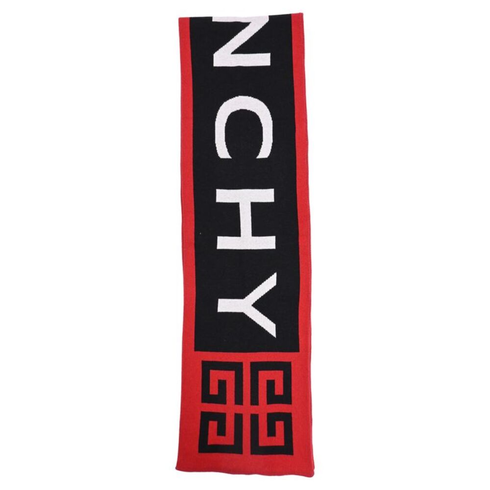Givenchy Logo-Print Scarf in Multicolor Cotton